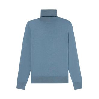 Brooks Brothers Maglione a collo alto vestibilit&agrave; rilassata - - Knitwear - Donna - Blu - M