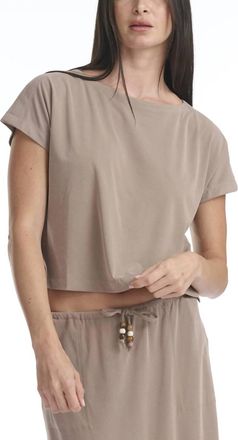 Splendid Sasha Sandwash Short Sleeve Tee In Wicker