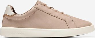 Cole Haan Mens Cole Haan Grand Crosscourt Nubuck Mens Beige/Farro/Ivory Trainers - Cream - Size: 11