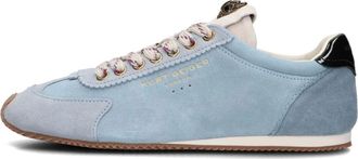 Kurt Geiger Schoenen, Dames, Blauw, 39 EU, Su&egrave;de, Blauwe Su&egrave;de Kensington Runner Sneakers