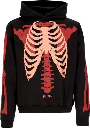 Phobia Archive Lichtgewicht Trainingspak Sweatshirt met Lange Mouwen - Heren - Hoodies - Zwart - M - Katoen - Hoodies & sweatvesten