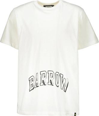 Barrow Barrow, Tops, Heren, Wit, S, T-Shirts