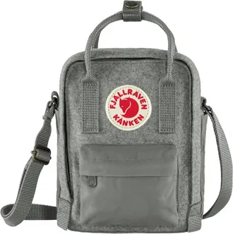 Fj&auml;llr&auml;ven Womens K&aring;nken Re-Wool Sling Bag In Gray