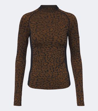 Goldbergh Top de esqu&iacute; Feline estampado