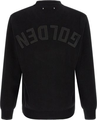 Golden Goose Ribbed Organic Cotton Sweater - Black