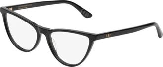Retro Superfuture Vintage Bril Zwarte Kleur - Dames - Brillen - Zwart - 55 MM - Accessoires