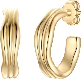 Glanzst&uuml;cke M&uuml;nchen Womens Female Sterling Silver Earring - Gold - One Size