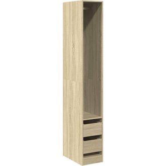 vidaXL Vidaxl - Armario De Madera De Ingenier&iacute;a Roble Sonoma 30x50x200 Cm