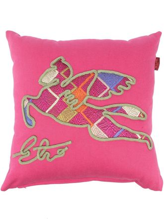 Etro Home Cuscino con ricamo - Rosa