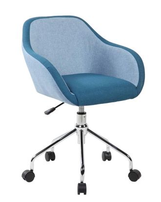 Serena Serena - Silla De Oficina Mandurah, Sill&oacute;n De Oficina, Asiento De Oficina Ergon&oacute;mico, Cm 56x58h77/84, Azul