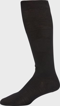 Bresciani Mens Knit Over-Calf Socks