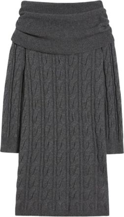 Max Mara Kleedjes, Dames, Grijs, S, Elegante Jurken Collectie