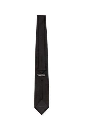 Tom Ford Mens Silk Tie Black Mulberry Ties & Bow