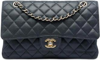 Chanel Pre-owned Classic Flap Bag - Dames - Vintage Schoudertas - Zwart - ONE Size - Vintage