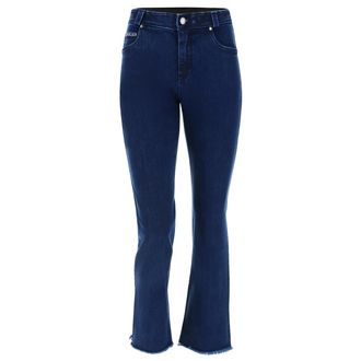 Freddy Jeans in denim FREDDY BLACK cropped svasati e fondo sfrangiato