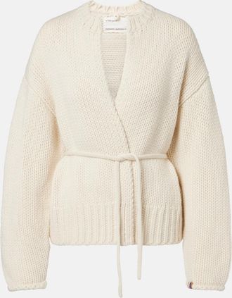 Extreme Cashmere N&deg;384 Ginza cashmere wrap cardigan