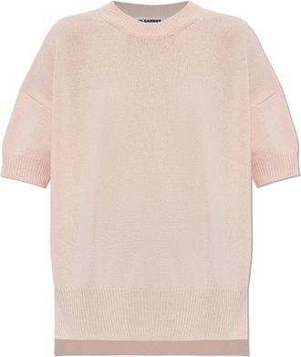 Jil Sander Losvallende Kasjmier Top - Dames - Cashmere truien - Roze - S - Kasjmier - Truien & Vesten