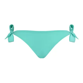Vilebrequin Zij-strik bikini broekje effen - Dames - Badkleding - Blauw - Maat: XS Polyamide
