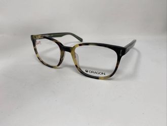 Dragon Mens Finn Square Eyeglasses In Tortoise Green