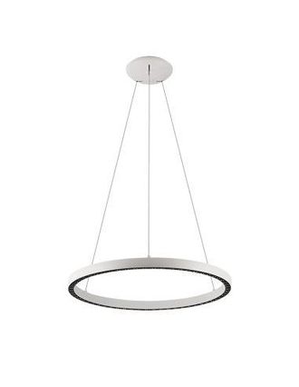 Mantra Mantra L&aacute;mpara De Techo Led Colgante Riumar Redondo 40+15w 3000k 62,8cm &Oslash; Blanco/negro/arena