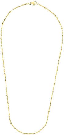 Sterling Forever 14K Gold Janina Twisted Beaded Chain Necklace