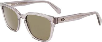 Ferragamo Grey Square Mens Sunglasses SF1040SCP 020 55