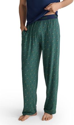 Tommy John Second Skin Pajama Pants in Mallard Green Sitting Ducks at Nordstrom, Size X-Large
