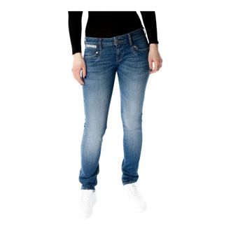 Herrlicher Slim-fit Jeans - Dames - Slim Fit Jeans - Blauw - W25 L32 - Jeans