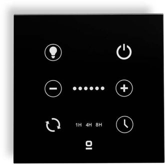 Faro Barcelona Controlador Pared Negro Ventilador Dc C Cm 8,7x8,7x4 Faro Faro 33988