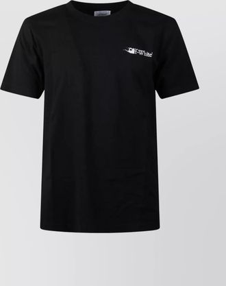 Off-white graphic print crew neck short sleeve top