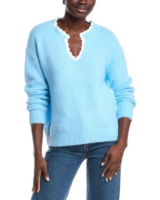 Anna Kay & Co. Anna Kay Estelle Cashmere-Blend Sweater