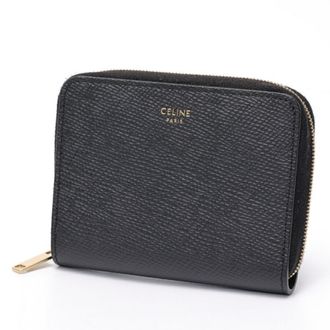 Celine Black Leather Coin Purse/Coin Case (Pre-Owned)