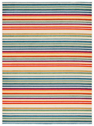 Safavieh Alfombra polipropileno marfil/verde 135 x 196 cm