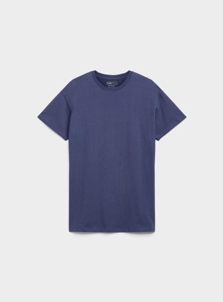 Djab Mens Organic cotton crew-neck t-shirt DJAB 101 Longline fit