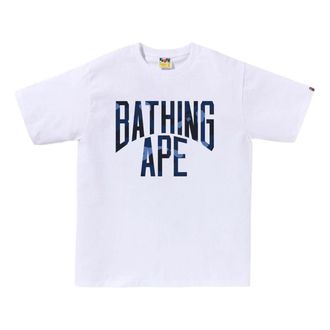 A Bathing Ape Color Camo NYC Logo Tee White 1K80-110-023-WHITE
