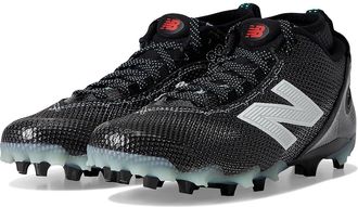 New Balance FreezeLX V5 Lacrosse Cleats Mens Shoes Black/White : 12.5 D - Medium, Synthetic