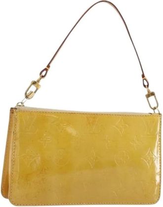 Louis Vuitton Pre-owned Mini Bags, female, Yellow, Size: ONE SIZE Pre-owned Accessory Pouch