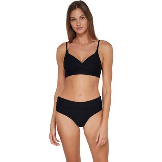 Sunsets Lyla Bralette Bikini Swimsuit Top in Black at Nordstrom, Size Xx-Large