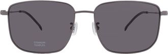HUGO BOSS Polarized Grey Square Mens Sunglasses BOSS 1619/F/S 0R80/M9 58