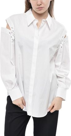 Alexander McQueen White Regular Solid Shirt