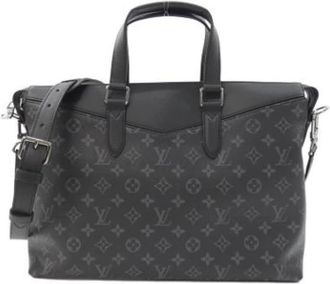 Louis Vuitton Pre-owned M40566 Aktetas Handtas - Heren - Vintage Handtas - Zwart - ONE Size - Vintage