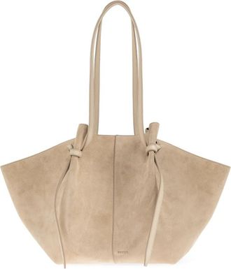 Yuzefi Grote Mochi Shopper Tas - Dames - Shoppers - Beige - ONE Size - Leer - Tassen