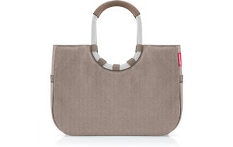 Reisenthel Einkaufskorb REISENTHEL Loopshopper L, Damen, mokka, Polyester, Einkaufsk&ouml;rbe Einkaufskorb
