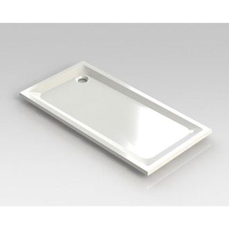 NEMO Spring Horus douchebak acryl 160x80x4.5cm afvoer D90 wit zonder potenstel dikte 4 mm