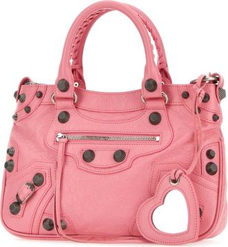 Balenciaga Womens Neo Cagole Tote Pink Lamb