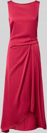 Vera Mont Cocktailkleid mit asymmetrischem Saum in Pink, Gr&ouml;&szlig;e 34