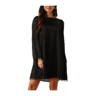 Y.A.S Y.a.s - Elegante Bootjurk - Dames - Jurken - Zwart - Maat: XS Poliester