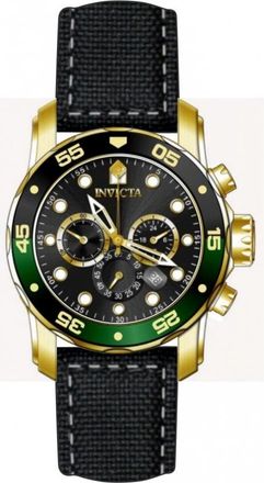 Invicta Pro Diver Chronograph GMT Quartz Black Dial Mens Watch 49834