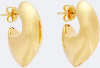 Bottega Veneta 18kt gold-plated sterling silver earrings