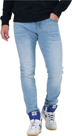 G-Star Skinny Jeans Revend in Lichtblauw - Heren - Slim Fit Jeans - Blauw - W28 L30 - Katoen - Jeans